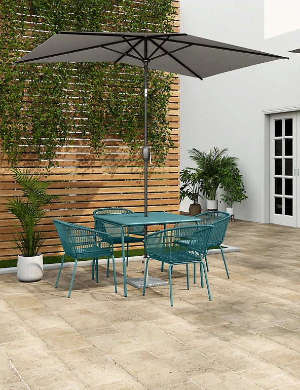 Garden Furniture Rectangular Tilting Parasol 2 Garden Furniture Rectangular Tilting Parasol - Image 2