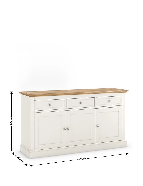 Sideboards & Dressers Greenwich 3 Door Sideboard 6 Sideboards & Dressers Greenwich 3 Door Sideboard - Image 6