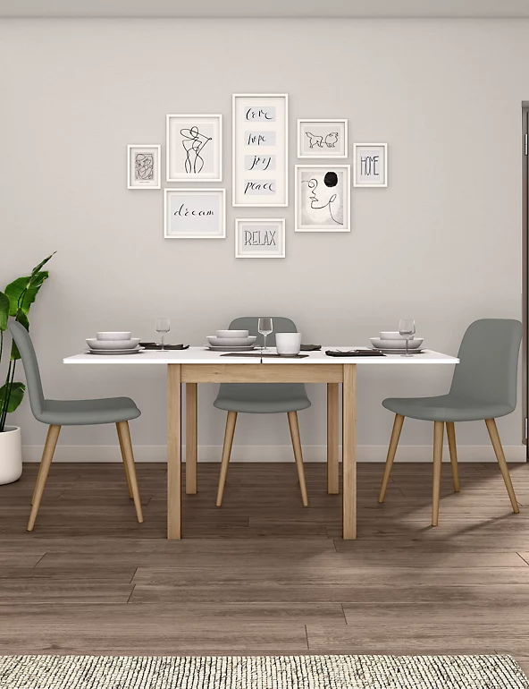 LOFT Dining Tables & Chairs Square Extending Dining Table