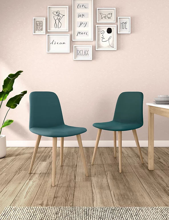 LOFT Dining Tables & Chairs Set Of 2 Velvet Dining Chairs 22 LOFT Dining Tables & Chairs Set Of 2 Velvet Dining Chairs - Image 22