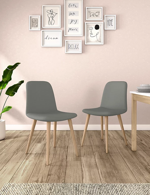 LOFT Dining Tables & Chairs Set Of 2 Velvet Dining Chairs 8 LOFT Dining Tables & Chairs Set Of 2 Velvet Dining Chairs - Image 8