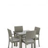 Garden Furniture Marlow Square 4 Seater Garden Table & Chairs