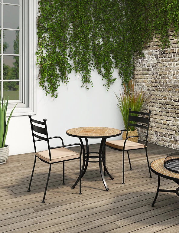 Garden Furniture Madeira 2 Seater Bistro Table & Chairs 2 Garden Furniture Madeira 2 Seater Bistro Table & Chairs - Image 2