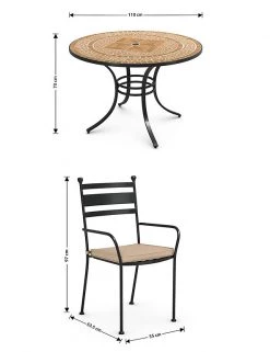 Garden Furniture Madeira 4 Seater Garden Table & Chairs 11 Garden Furniture Madeira 4 Seater Garden Table & Chairs -Dining Room Furniture Sales CL 05 T65 9511B Y4 X EC 6