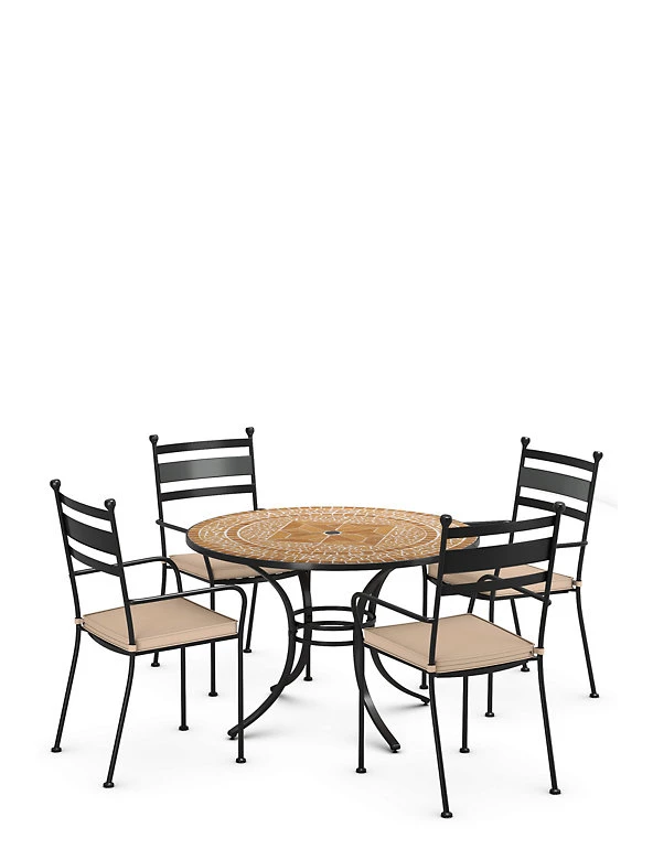 Garden Furniture Madeira 4 Seater Garden Table & Chairs 1 Garden Furniture Madeira 4 Seater Garden Table & Chairs