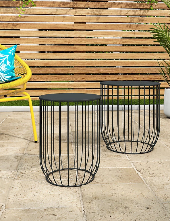 LOFT Garden Furniture Lois Garden Nest Of Tables 2 LOFT Garden Furniture Lois Garden Nest Of Tables - Image 2