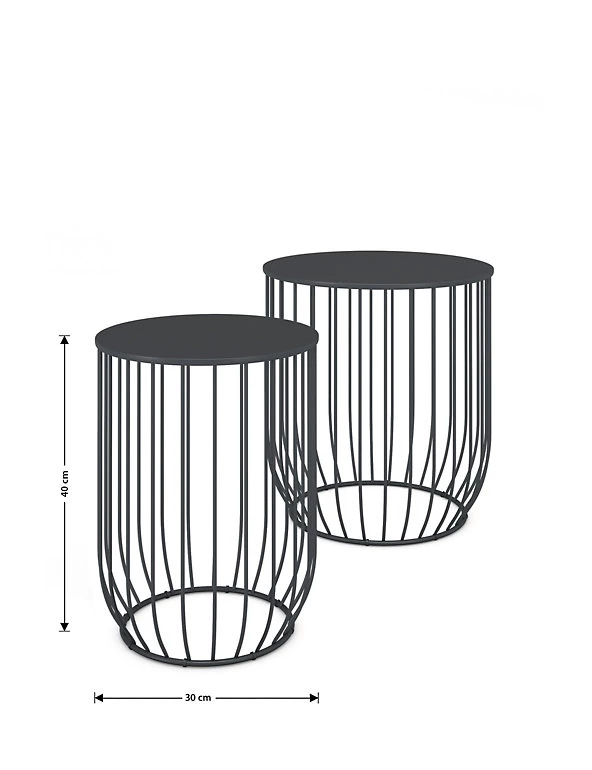 LOFT Garden Furniture Lois Garden Nest Of Tables 6 LOFT Garden Furniture Lois Garden Nest Of Tables - Image 6
