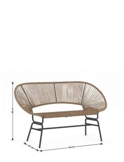 LOFT Garden Furniture Lois Garden Sofa -Dining Room Furniture Sales CL 05 T65 9654B V0 X EC 6