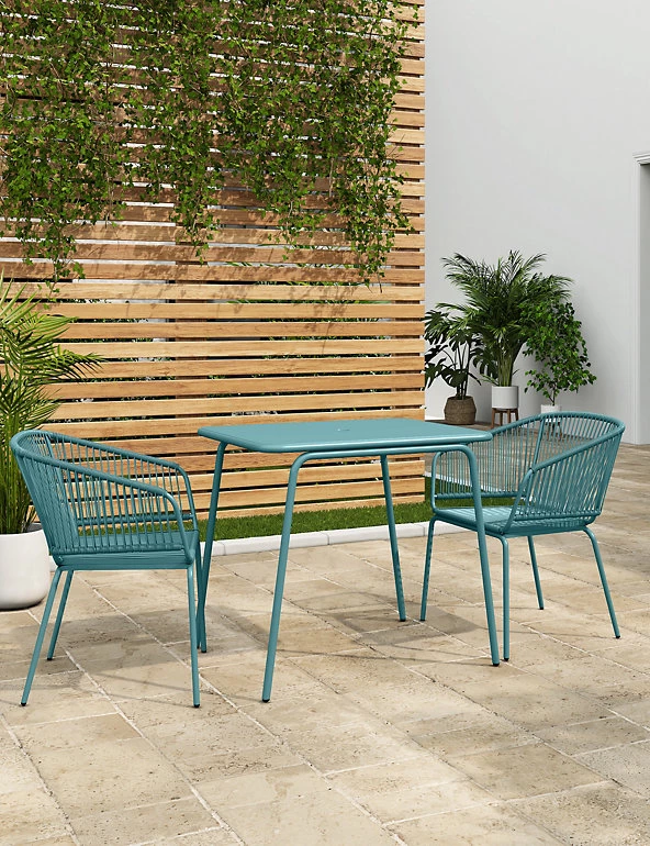 LOFT Garden Furniture Lois 2 Seater Balcony Table & Chairs 2 LOFT Garden Furniture Lois 2 Seater Balcony Table & Chairs - Image 2
