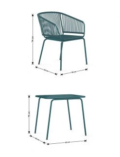 LOFT Garden Furniture Lois 2 Seater Balcony Table & Chairs 11 LOFT Garden Furniture Lois 2 Seater Balcony Table & Chairs -Dining Room Furniture Sales CL 05 T65 9655A NT X EC 6