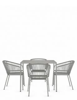 LOFT Conservatory Furniture Lois 4 Seater Garden Table & Chairs