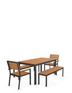 Garden Furniture Porto 6 Seater Dining Table With Benches -Dining Room Furniture Sales CL 05 T65 9720E T0 X EC 1