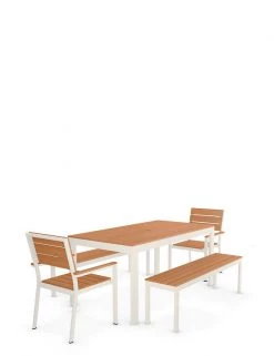 Garden Furniture Porto 6 Seater Dining Table With Benches -Dining Room Furniture Sales CL 05 T65 9720E Z4 X EC 1