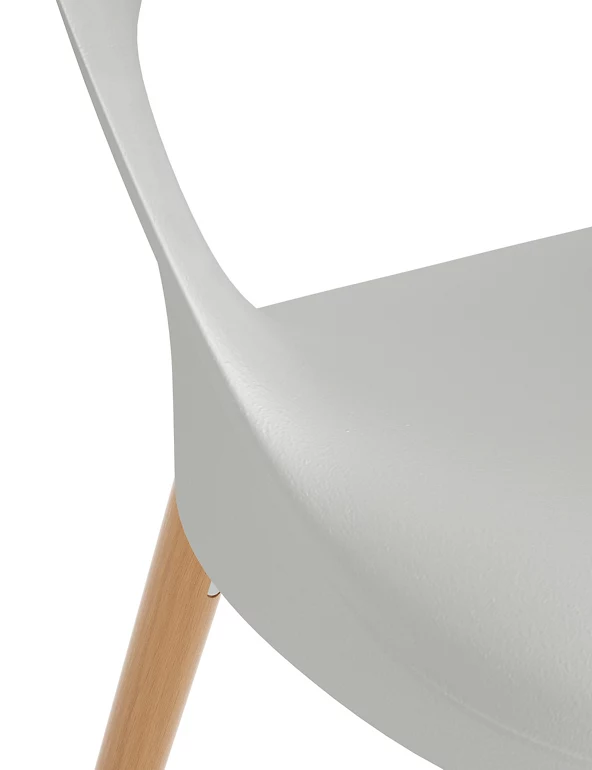 LOFT Dining Tables & Chairs Set Of 2 Curved Back Dining Chairs 4 LOFT Dining Tables & Chairs Set Of 2 Curved Back Dining Chairs - Image 4