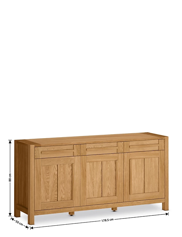 Sideboards & Dressers Sonoma™ 3 Door Sideboard 8 Sideboards & Dressers Sonoma™ 3 Door Sideboard - Image 8