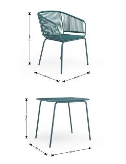 LOFT Garden Furniture Lois Bistro Set -Dining Room Furniture Sales HF 05 T65 9655E NT X EC 6