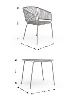 LOFT Garden Furniture Lois Bistro Set -Dining Room Furniture Sales HF 05 T65 9655F T0 X EC 6