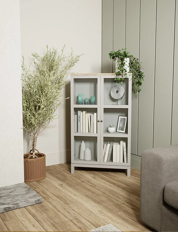 Bookcases & Shelves Salcombe Display Cabinet