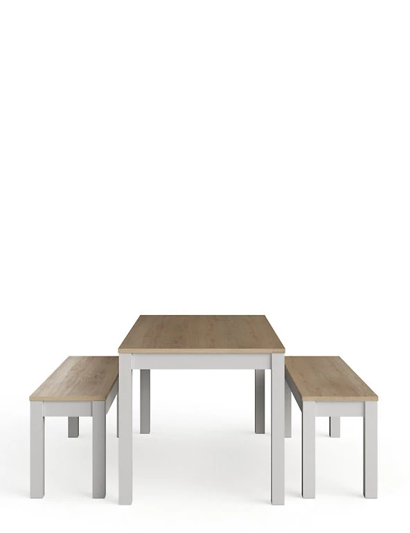 Dining Tables & Chairs Salcombe Dining Bench Set 3 Dining Tables & Chairs Salcombe Dining Bench Set - Image 3
