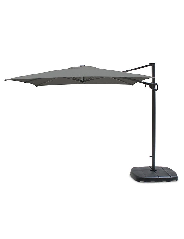Kettler Garden Furniture 2.5m Free Arm Parasol With Base 1 Kettler Garden Furniture 2.5m Free Arm Parasol With Base